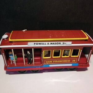 San Francisco Cable Car Toy - Red and Yellow
